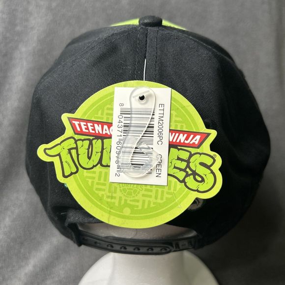 Teenage Mutant Ninja Turtles SnapBack  Hat I Love TMNT Nickelodeon Black Cap - Picture 3 of 10
